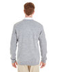 Harriton Men's Pilbloc V-Neck Sweater grey heather ModelBack
