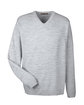 Harriton Men's Pilbloc V-Neck Sweater grey heather OFFront