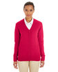 Harriton Ladies' Pilbloc V-Neck Button Cardigan Sweater  