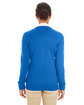 Harriton Ladies' Pilbloc V-Neck Button Cardigan Sweater true royal ModelBack