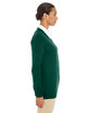 Harriton Ladies' Pilbloc V-Neck Button Cardigan Sweater hunter ModelSide