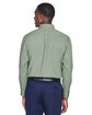 Harriton Men's Easy Blend Long-Sleeve TwillShirt withStain-Release dill ModelBack