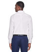 Harriton Men's Easy Blend Long-Sleeve TwillShirt withStain-Release white ModelBack