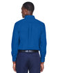 Harriton Men's Easy Blend Long-Sleeve TwillShirt withStain-Release french blue ModelBack