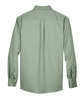 Harriton Men's Easy Blend Long-Sleeve TwillShirt withStain-Release dill FlatBack