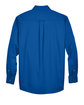 Harriton Men's Easy Blend Long-Sleeve TwillShirt withStain-Release french blue FlatBack