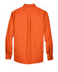 Harriton Men's Easy Blend Long-Sleeve TwillShirt withStain-Release team orange FlatBack