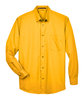Harriton Men's Easy Blend Long-Sleeve TwillShirt withStain-Release sunray yellow FlatFront