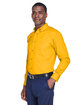 Harriton Men's Easy Blend Long-Sleeve TwillShirt withStain-Release sunray yellow ModelQrt