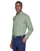 Harriton Men's Easy Blend Long-Sleeve TwillShirt withStain-Release dill ModelQrt