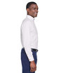 Harriton Men's Easy Blend Long-Sleeve TwillShirt withStain-Release white ModelSide