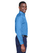 Harriton Men's Easy Blend Long-Sleeve TwillShirt withStain-Release nautical blue ModelSide