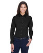 Harriton Ladies' Easy Blend Long-Sleeve TwillShirt with Stain-Release  
