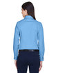 Harriton Ladies' Easy Blend Long-Sleeve TwillShirt with Stain-Release lt college blue ModelBack