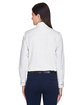 Harriton Ladies' Easy Blend Long-Sleeve TwillShirt with Stain-Release white ModelBack