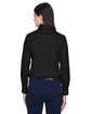 Harriton Ladies' Easy Blend Long-Sleeve TwillShirt with Stain-Release  ModelBack