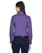 Harriton Ladies' Easy Blend Long-Sleeve TwillShirt with Stain-Release team purple ModelBack
