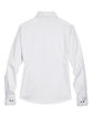 Harriton Ladies' Easy Blend Long-Sleeve TwillShirt with Stain-Release white FlatBack
