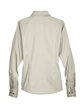 Harriton Ladies' Easy Blend Long-Sleeve TwillShirt with Stain-Release creme FlatBack