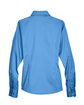 Harriton Ladies' Easy Blend Long-Sleeve TwillShirt with Stain-Release nautical blue FlatBack