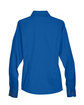 Harriton Ladies' Easy Blend Long-Sleeve TwillShirt with Stain-Release french blue FlatBack