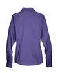 Harriton Ladies' Easy Blend Long-Sleeve TwillShirt with Stain-Release team purple FlatBack