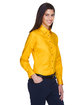 Harriton Ladies' Easy Blend Long-Sleeve TwillShirt with Stain-Release sunray yellow ModelQrt
