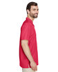 Harriton Men's Barbados Textured CampShirt parrot red ModelSide