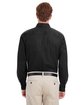 Harriton Men's Foundation Cotton Long-Sleeve Twill Shirt withTeflon black ModelBack