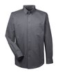 Harriton Men's Foundation Cotton Long-Sleeve Twill Shirt withTeflon  OFFront