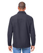 Harriton Unisex Flex Twill Overshirt dark charcoal ModelBack