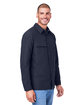 Harriton Unisex Flex Twill Overshirt dark navy ModelQrt