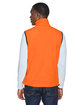 Harriton Adult Fleece Vest safety orange ModelBack