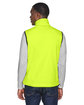 Harriton Adult Fleece Vest safety yellow ModelBack