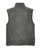 Harriton Adult Fleece Vest charcoal FlatBack