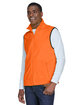 Harriton Adult Fleece Vest safety orange ModelQrt