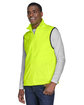 Harriton Adult Fleece Vest safety yellow ModelQrt