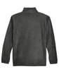 Harriton Men's Full-Zip Fleece charcoal FlatBack
