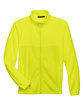 Harriton Men's Full-Zip Fleece safety yellow FlatFront