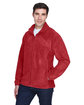 Harriton Men's Full-Zip Fleece red ModelQrt
