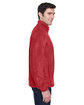 Harriton Men's Full-Zip Fleece red ModelSide