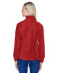 Harriton Ladies' Full-Zip Fleece red ModelBack