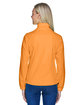 Harriton Ladies' Full-Zip Fleece safety orange ModelBack