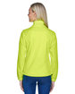 Harriton Ladies' Full-Zip Fleece safety yellow ModelBack