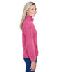 Harriton Ladies' Full-Zip Fleece charity pink ModelSide