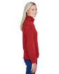 Harriton Ladies' Full-Zip Fleece red ModelSide