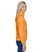 Harriton Ladies' Full-Zip Fleece safety orange ModelSide