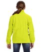 Harriton Youth Full-Zip Fleece safety yellow ModelBack