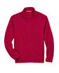 Harriton Youth Full-Zip Fleece red FlatFront