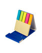 Prime Line Duo Sticky Notepad And Phone Stand blue ModelSide